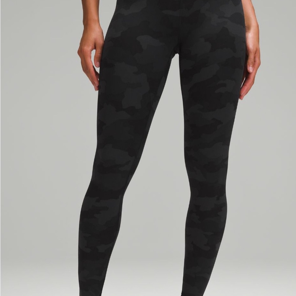 Lululemon Wunder Under high- rise camo leggings
